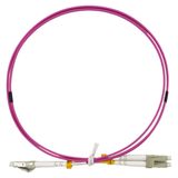 OJC LC-LC MM Duplex 50/125 OM4 1 mt Fiber Patch Cord Kablo
