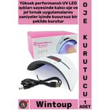 #Ojekurutucu Profesyonel Uv Led Lamba Jel Protez Tırnak Hızlı Sensör Dijital Göstergeli Oje Kurutucu
