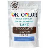 OK Color Lake Chocolate Brown E155 Kahverengi Yağ Bazlı Toz Gıda Boyası 1 kg