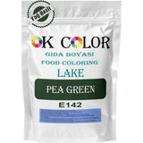 OK Color Lake Pea Green E142 Yeşil Yağ Bazlı Toz Gıda Boyası 500 gr