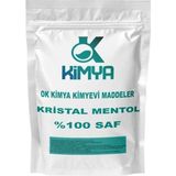 Ok Kimya Kristal Mentol 1. Kalite Saf Menthol Kristali 100GR - 100 gr