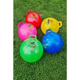 Okacih Zıp Zıp Kanguru Zıplama Plates Topu 100 cm Çap 40 cm Yüksek 7+ Yaş Eğlenceli Tasarım Çok Renkli