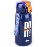 OKADI LACİVERT JDO YAZILI PİPETLİ PASLANMAZ ÇELİK TERMOS 420ML