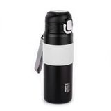 Okadi Paslanmaz Çelik Termos Pipetli 600ML Siyah
