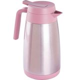 Okadı Pembe Paslanmaz Çelik Çay Termosu 1l