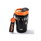 OKADI PRATİK SİYAH PASLANMAZ ÇELİK TERMOS BARDAK 380ML