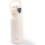Okadı Uzun Askılı Beyaz Paslanmaz Çelik Pipetli Termos 1.8l - 1,8 lt