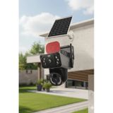 Okam Pro O-kam-3815E | 4G Destekli, Çift Lensli 6MP Güneş Enerjili PTZ Dış Mekan Kamera