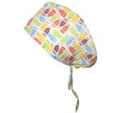Okanmed Baykuş Desenli Doktor Hemşire Aşçı Cerrahi Bone Hastane Bone Bandana M005