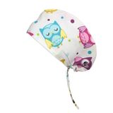Okanmed Baykuş Desenli Doktor Hemşire Aşçı Cerrahi Bone Hastane Bone Bandana M419
