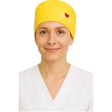 Okanmed Kalp Atışlı Sarı Doktor Hemşire Aşçı Cerrahi Bone Hastane Bone Bandana M407
