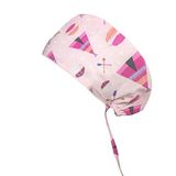 Okanmed Pembe Desenli Doktor Hemşire Aşçı Cerrahi Bone Hastane Bone Bandana M401