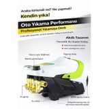 Okaoda Sn003 Güçlü Su Basıncı, 200 Stator Motor, Su Basınç Göstergesi, Kömürsüz İndüksiyon Motoru. 145bar