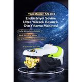 okaoda 🚀 SN003 Güçlü su basıncı, 200 stator motor, su basınç göstergesi, kömürsüz indüksiyon motoru.