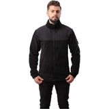 Okapi Drop Giyim Softshell Robalı Polar Ceket Siyah - 3XL