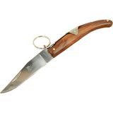 Okapi GC2079B Kahverengi Kamp Çakı 19CM - Manuel, Kemerlikli, Ahşap Sap