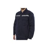 Okapi Kışlık Lacivert Iş Takımı 7x7 Gabardin (Mont+Pantolon) Reflektörlü %100 Pamuk