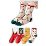 okavango 4'lü Yılbaşı Çorapları, Yılbaşı Desenli Renkli Çorap, Yılbaşı Çorabı, Erkek Çorabı, Kadın Çorabı, Unisex (Standart, Noel Çorap, 41-45)