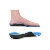 OKAVANGO Ortopedik Memory Foam Tabanlık, Konfor & Rahat Ark Takviyeli, Şok Emici Ayakkabı Tabanı Mavi 36-41