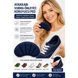 OKAVANGO Spor Ayakkabı Ortopedik Topuk Yaması, Kendinden Yapışkanlı Ayakkabı Vurma Önleyici Ped LACİVERT