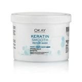 OKAY Keratin Smooth 500 ml Kestane Akaju Onarıcı Maske