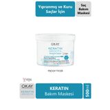 Okayprofessıonnel Keratin Smooth Onarıcı Ve Koruyucu Saç Bakım Maske Megaboy 500 Ml