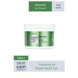 OKAYPROFESSIONNEL Salon Formula Yıpranmış Saçlar İçin KERATIN Saç Bakım Maskesi 500ml