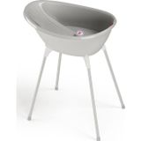 OKBaby Bebek Banyo Seti Bella Dijital Termometreli Çift Yönlü Küveti & Küvet Taşıyıcı A. Gri