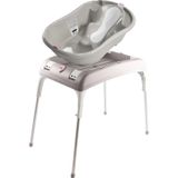 OKBaby Bebek Banyo Seti Onda Evolution Dijital Termometreli Çift Yönlü Bebek Küveti A. Gri & Bebek Küvet Taşıyıcı