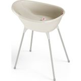 OKBaby Bella Bebek Banyo Seti Dijital Termometreli Çift Yönlü Bebek Küveti & Bebek Küvet Taşıyıcı K. Beyaz