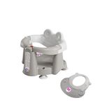 Okbaby Crab Açık Banyo Oturağı + Hippo Duş Şapkası Bebek Banyo Seti - Gri