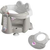 Okbaby Crab Açık Gri Banyo Oturağı + Hippo Duş Şapkası Bebek Banyo Seti - Standart