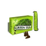 Okçu Hem Green Tea / Yeşil Çay Konik Tütsü 10 Adet / Pieces Geri Akışlı Değildir