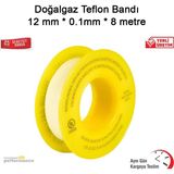 Okçu Kardeşler 12 mm x 8 Metre Doğalgaz Teflon Bandı