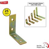 Okçu Kardeşler 15x45 mm 25 Adet Masa Gönye Mobilya Dolap Köşe Bağlantı