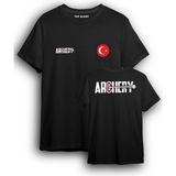 Okçuluk Türkiye Tişört Archery T-Shirt AR1001 - XS - Siyah