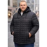 OKER BÜYÜK BEDEN ERKEK seyyar KAPÜŞONLU HAFİF KIŞLIK KAPİTONE MONT,KABAN 4,5,6,7,8XL.
