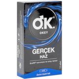 Okey 12'li Gerçek Haz Prezervatif Kolay Takılan BioFIT Teknolojisi ile Üstün Konfor