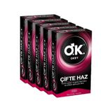 Okey Çifte Haz Prezervatif 10'lu x 5