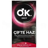 Okey Çifte Haz Prezervatif 5'li