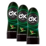 Okey Ginseng Masaj Jeli 200 ml (3 paketi)