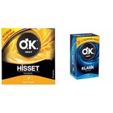Okey Hisset 45'li Prezervatif + Okey Klasik Kolay Takılan Ekonomik Paket Prezervatif (1 x 20 Adet)
