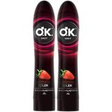 Okey Kayganlaştırıcı Jel, Çilekli, 100 ml, 2'li Set