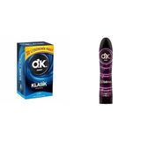 Okey Klasik Kolay Takılan Ekonomik Paket Prezervatif (1 x 20 Adet) + Okey Nirvana Afrodizyak Etkili Uyarıcı Jel (1 x 100 mL)