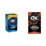Okey Klasik Kolay Takılan Ekonomik Paket Prezervatif (1 x 20 Adet) + Okey Sicak Temas Prezervatif 10 Adet