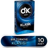 Okey Klasik Prezervatif 10'lu Kolay Takılan Özellikleriyle Güvenli Kullanım Sunar - ---