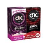 Okey Nirvana Prezervatif 20'li + Zirve Prezervatif 10'lu