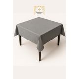 Okey Oyun Masa Örtüsü - 140CM x 140CM - Kadife Dokulu - Gri - 140 x 140 cm