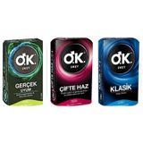 Okey Prezervatif Kondom Klasik - Gerçek Uyum - Çifte Haz 3 X 10'lu