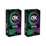 Okey Ritim Prezervatif 10'lu x2